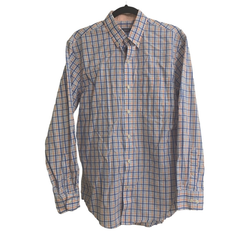 Men’s Izod Premium Essentials Shirt Size S Long Sleeve Button Down‎